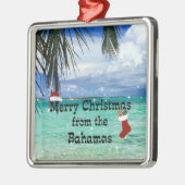 Vrolijk kerstfeest op de Bahama's Metalen Ornament (Links)