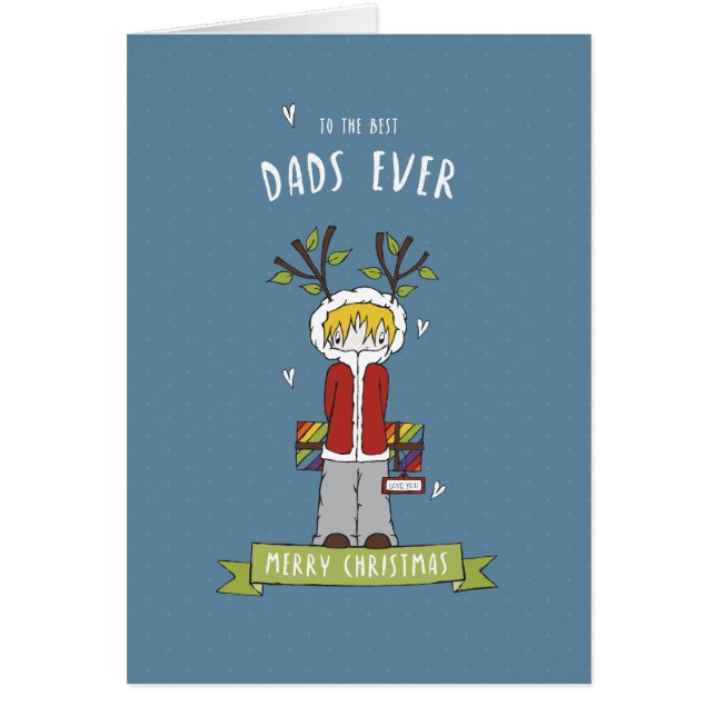 Vrolijk kerstfeest op de Beste Dads (Voorkant)