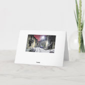 Vrolijk kerstfeest op de Italiaanse kaart Castelme (Achterkant)