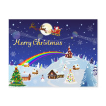 Vrolijk kerstfeest op de volle maan