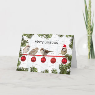 Vrolijk kerstfeest op een leb feestdagen kaart