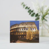 Vrolijk kerstfeest op het Briefkaart van Rome (Staand voorkant)