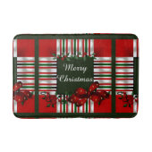 Vrolijk kerstfeest op maat badmat (Voorkant)