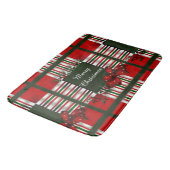 Vrolijk kerstfeest op maat badmat (Gekanteld)