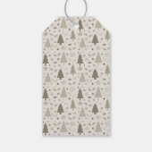 Vrolijk kerstfeest op maat cadeaulabel (Achterkant)