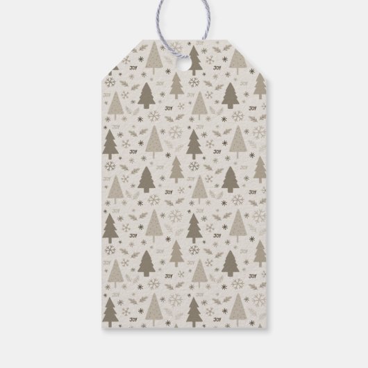 Vrolijk kerstfeest op maat cadeaulabel (Achterkant)