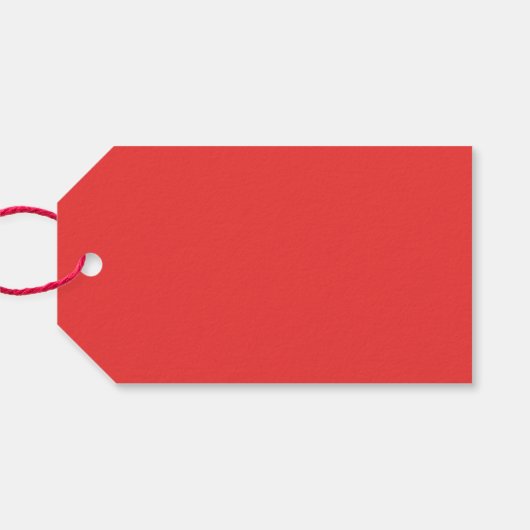 Vrolijk kerstfeest op maat cadeaulabel (Achterkant Horizontaal)