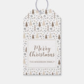 Vrolijk kerstfeest op maat cadeaulabel (Voorkant)