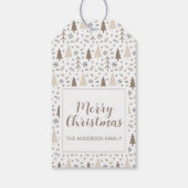 Vrolijk kerstfeest op maat cadeaulabel (Achterkant)