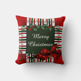 Vrolijk kerstfeest op maat kussen