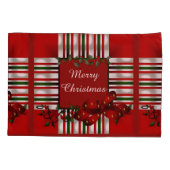 Vrolijk kerstfeest op maat kussensloop (Achterkant-Links)