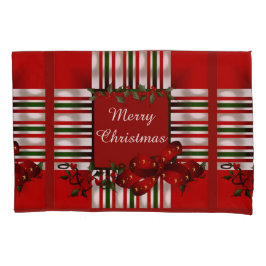 Vrolijk kerstfeest op maat kussensloop