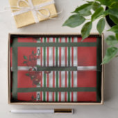 Vrolijk kerstfeest op maat tissuepapier (Geschenk)
