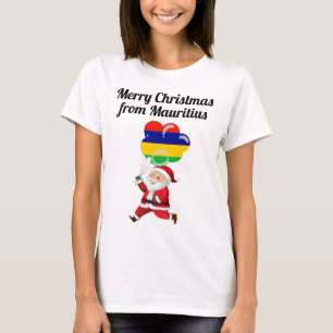 Vrolijk kerstfeest op Mauritius T-shirt