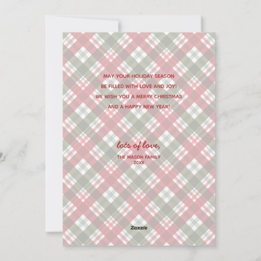 Vrolijk kerstfeest op Pset Feestdagenkaart (Achterkant)