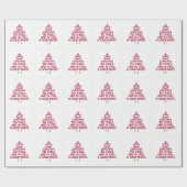 Vrolijk kerstfeest op Y'All Wrapping Paper Cadeaupapier (Vlak)