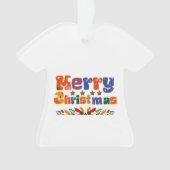 Vrolijk kerstfeest ornament (voorkant)