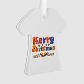 Vrolijk kerstfeest ornament (voorkant)