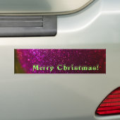 Vrolijk kerstfeest Ornament 2 Bumpersticker (Op auto)