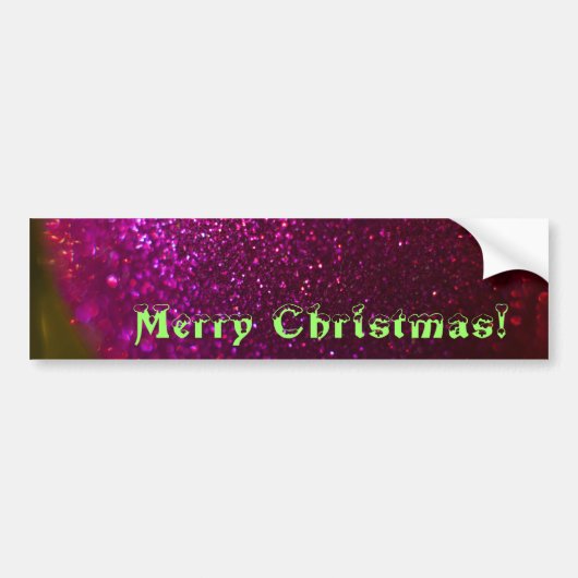 Vrolijk kerstfeest Ornament 2 Bumpersticker (Voorkant)