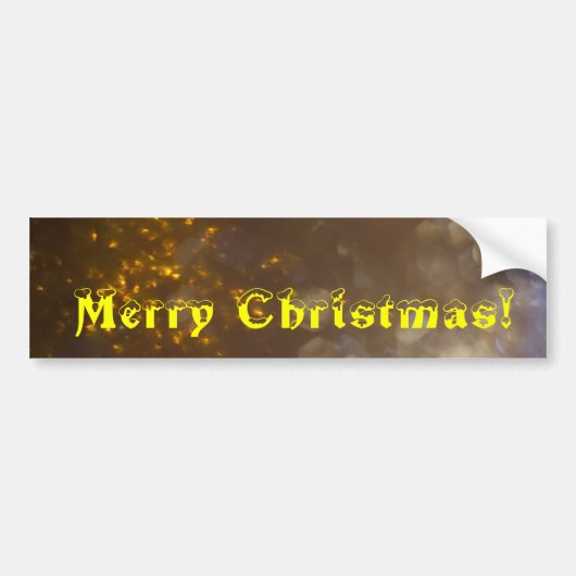 Vrolijk kerstfeest Ornament 3 Bumpersticker (Voorkant)