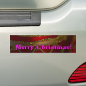 Vrolijk kerstfeest Ornament 4 Bumpersticker (Op auto)