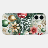 Vrolijk Kerstfeest Ornament Bliss Case-Mate iPhone Case (Achterkant (horizontaal))