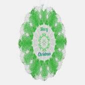 Vrolijk kerstfeest ornament kaart (Rechts)