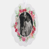 Vrolijk kerstfeest ornament kaart (Rechts)