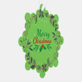 Vrolijk kerstfeest ornament kaart (Rechts)