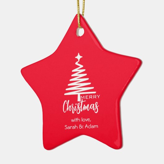 Vrolijk kerstfeest ornament te personaliseren (Links)
