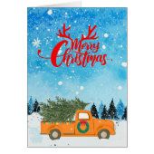 vrolijk kerstfeest! Oude Boerderijen Vrachtwagen K (Voorkant)