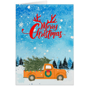 vrolijk kerstfeest! Oude Boerderijen Vrachtwagen K