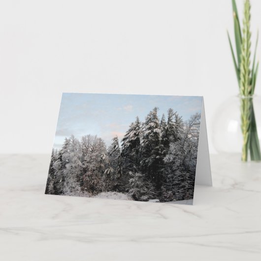 Vrolijk kerstfeest over de kilometers feestdagen kaart (Voorkant)