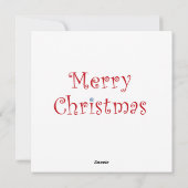 Vrolijk kerstfeest over de wereldkerstkaart feestdagenkaart (Achterkant)