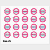 vrolijk kerstfeest! 'Over the River' Ronde Sticker (Vel)