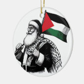 Vrolijk kerstfeest, Palestina: rechtvaardig eenhei Keramisch Ornament (Links)