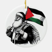 Vrolijk kerstfeest, Palestina: rechtvaardig eenhei Keramisch Ornament (Achterkant)