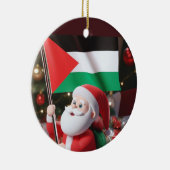 Vrolijk kerstfeest, Palestina: rechtvaardig eenhei Keramisch Ornament (Rechts)