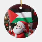 Vrolijk kerstfeest, Palestina: rechtvaardig eenhei Keramisch Ornament (Voorkant)