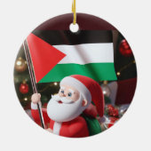 Vrolijk kerstfeest, Palestina: rechtvaardig eenhei Keramisch Ornament (Achterkant)