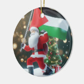 Vrolijk kerstfeest, Palestina: rechtvaardig eenhei Keramisch Ornament (Links)