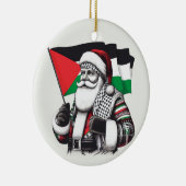 Vrolijk kerstfeest, Palestina: rechtvaardig eenhei Keramisch Ornament (Rechts)