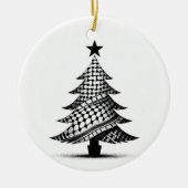 Vrolijk kerstfeest, Palestina: rechtvaardig eenhei Keramisch Ornament (Voorkant)