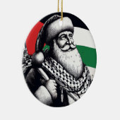 Vrolijk kerstfeest, Palestina: rechtvaardig eenhei Keramisch Ornament (Rechts)