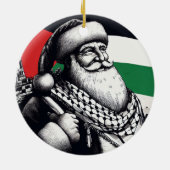 Vrolijk kerstfeest, Palestina: rechtvaardig eenhei Keramisch Ornament (Achterkant)