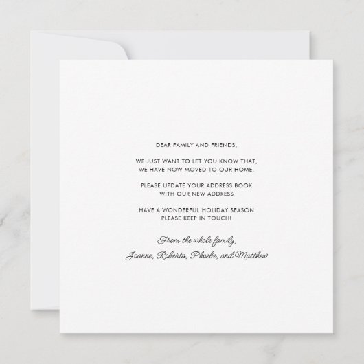 Vrolijk kerstfeest Palm Boom die we hebben verplaa Aankondiging (Achterkant)