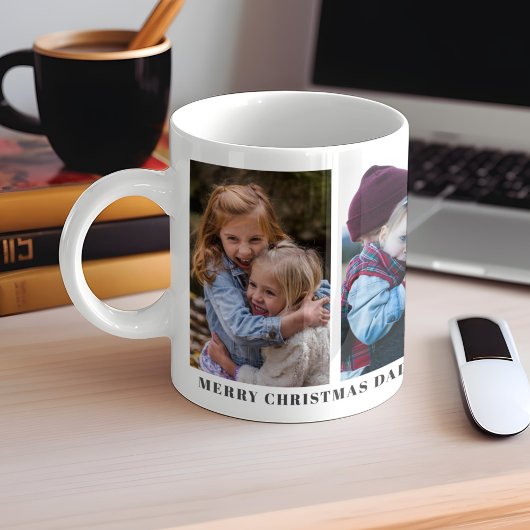 Vrolijk kerstfeest Papa Aangepaste Mok