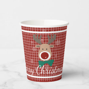 Vrolijk kerstfeest! papieren bekers