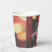 Vrolijk kerstfeest papieren bekers (Rechts)